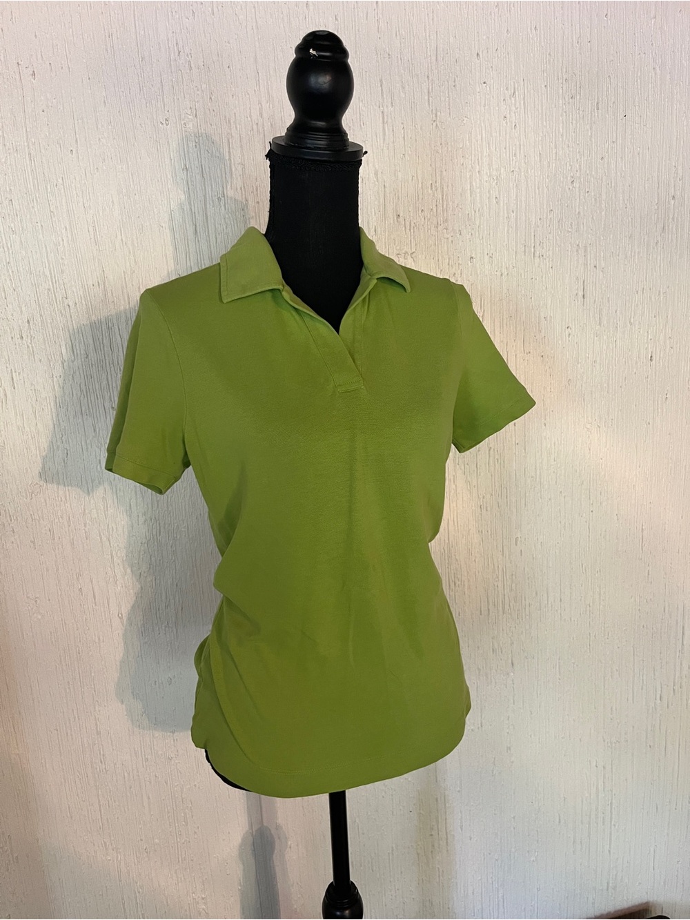 Cutter & Buck Women's Short-Sleeve Polo in Lime Green